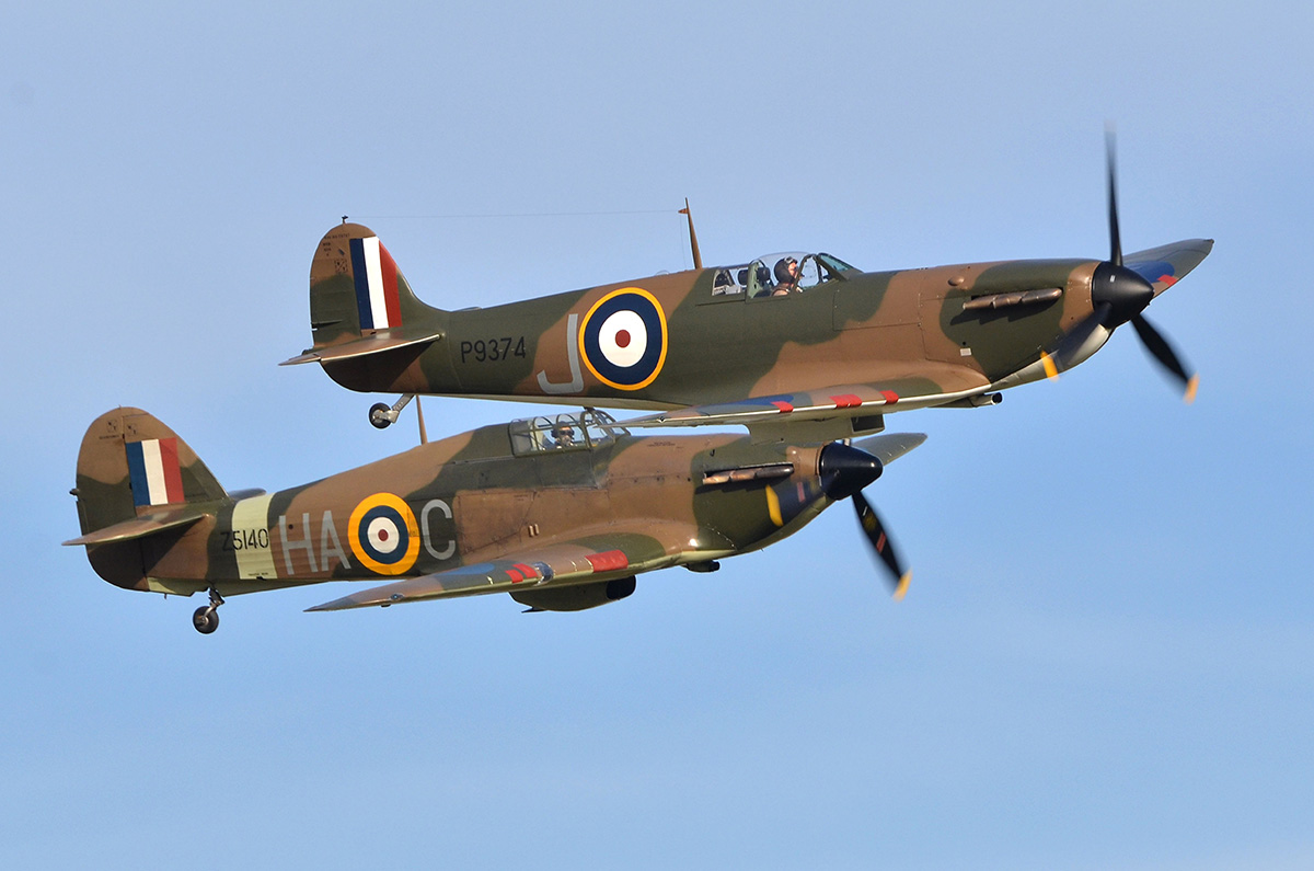Difference Between a Spitfire and a Hurricane
