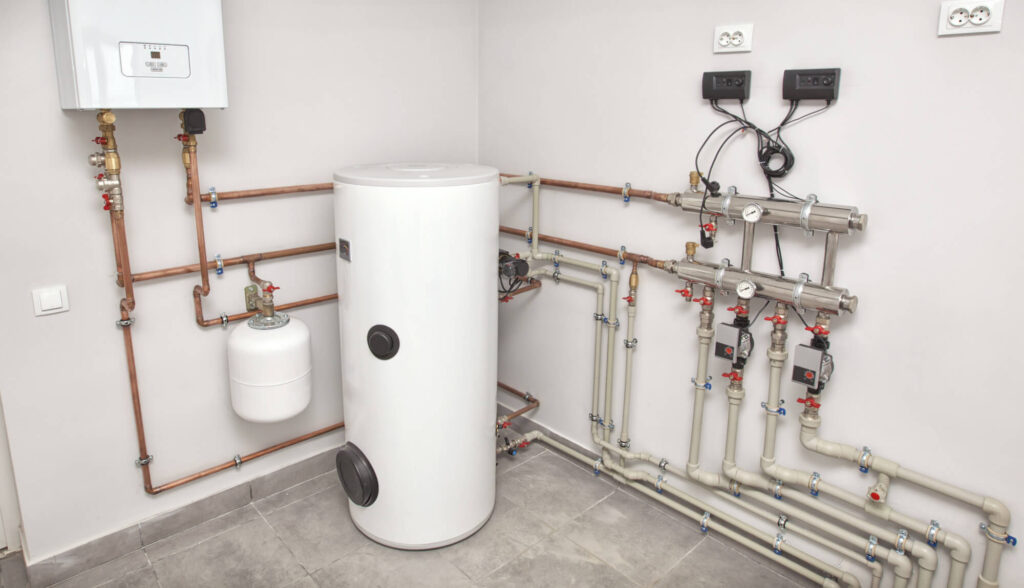 What are the risks when a boiler lacks water